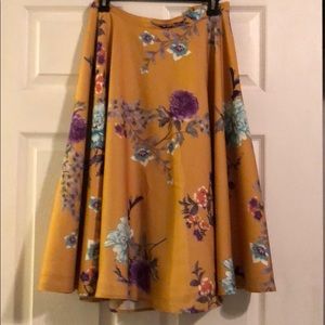 ModCloth A line floral skirt